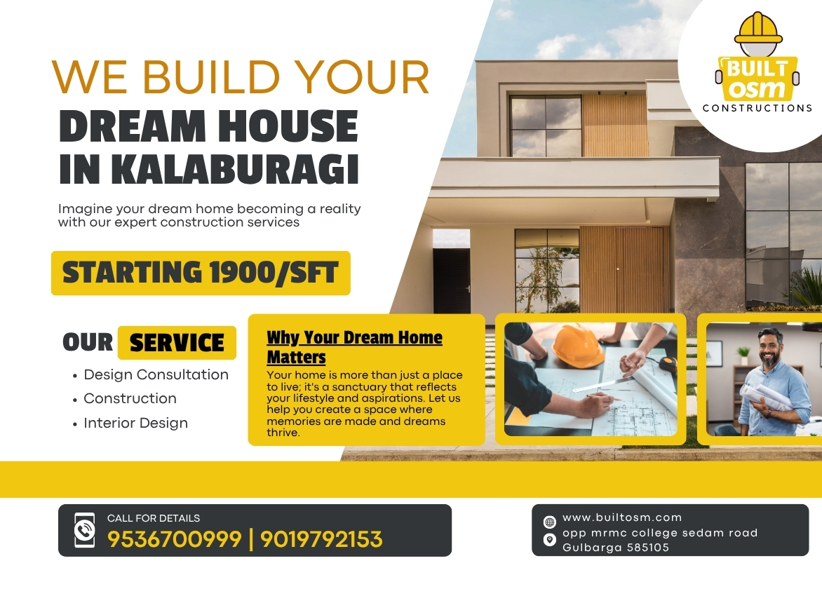Top House Construction Company in Kalaburagi (Gulbarga) – BuiltOsm | From Design to Delivery