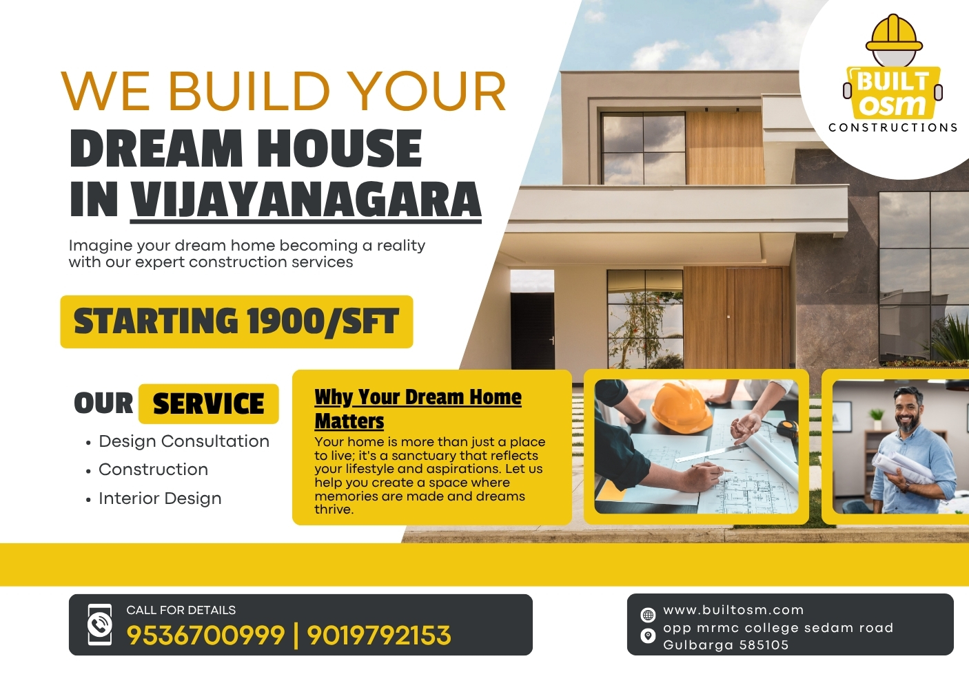 Best House Construction Company in Vijayanagara - BuiltOsm